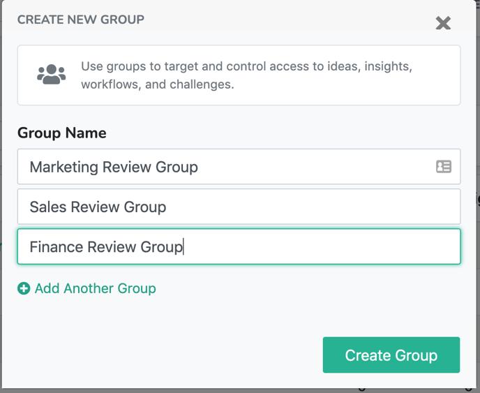 Create Groups