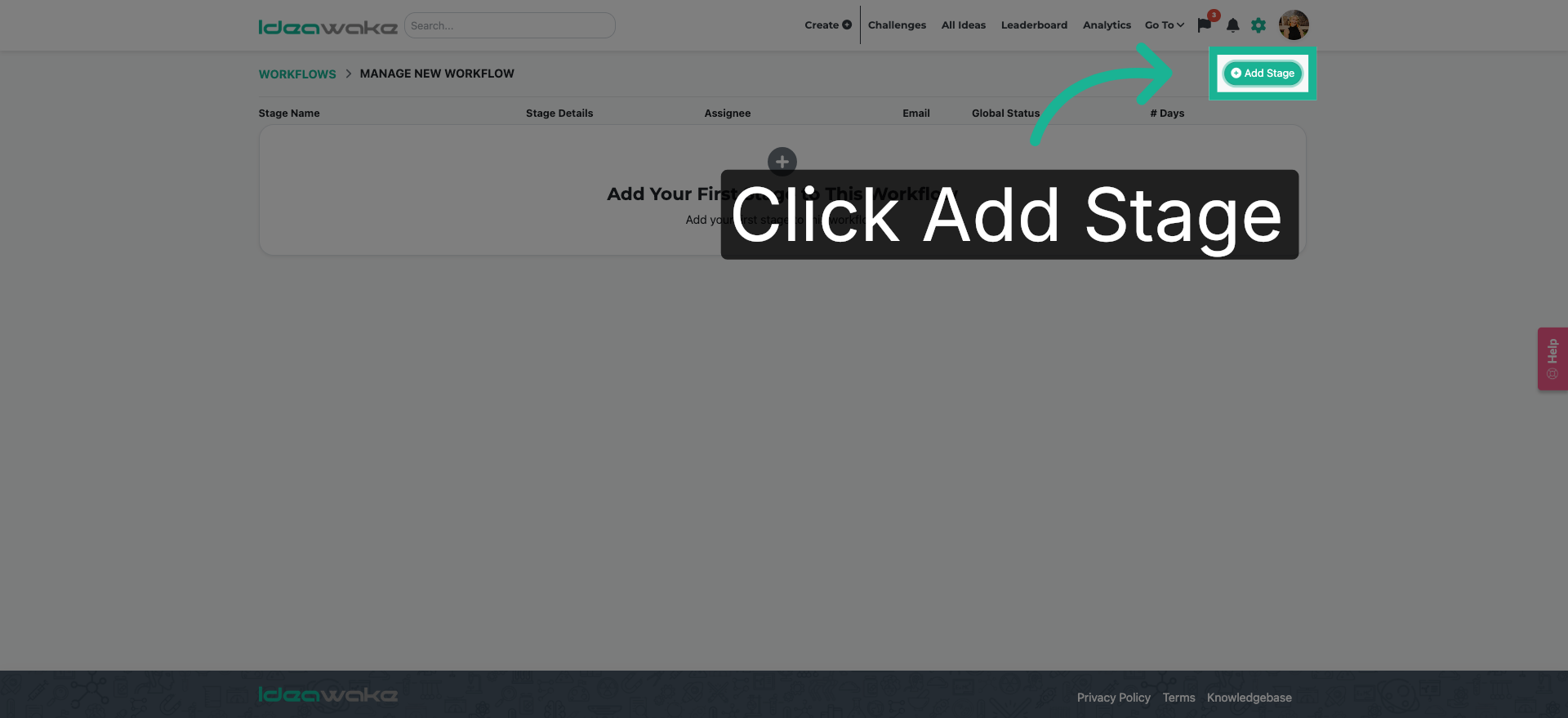 Add Workflow Stage