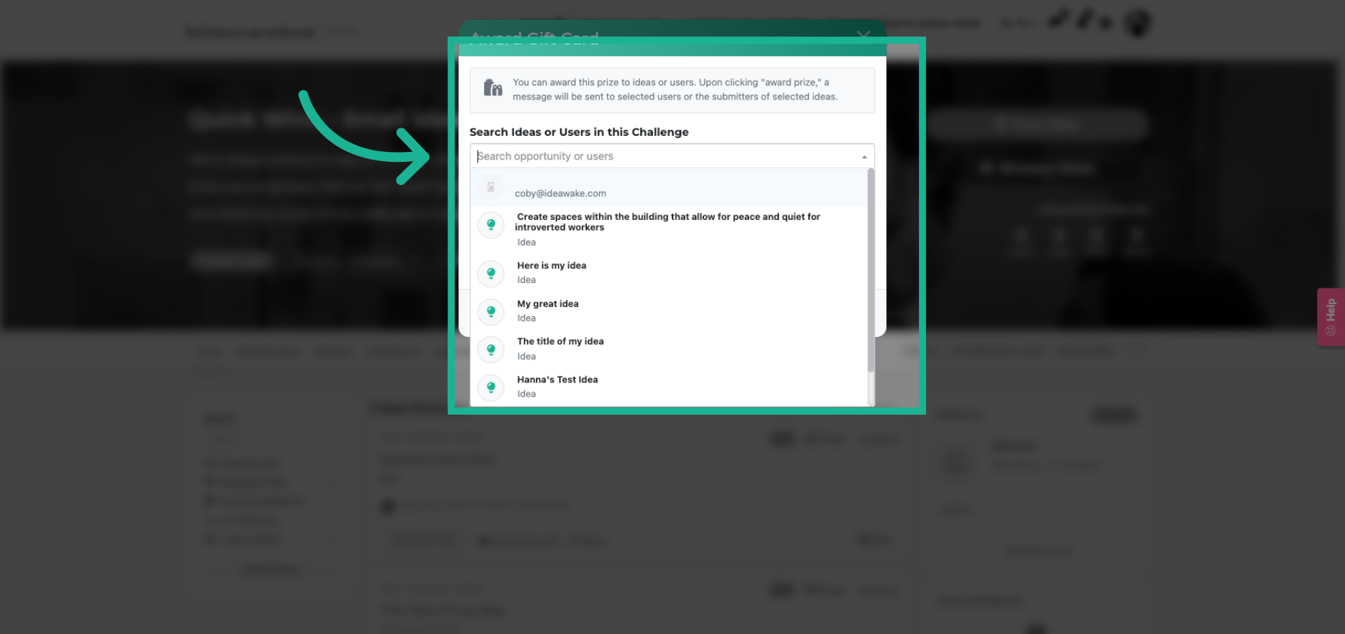 Access Recipient Selection