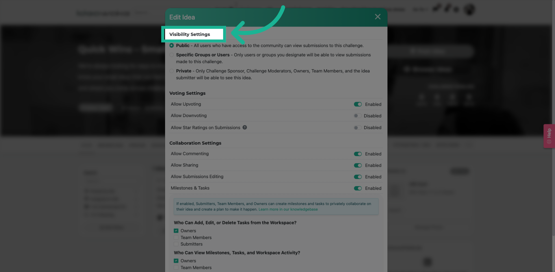 Select Specific Groups or Users