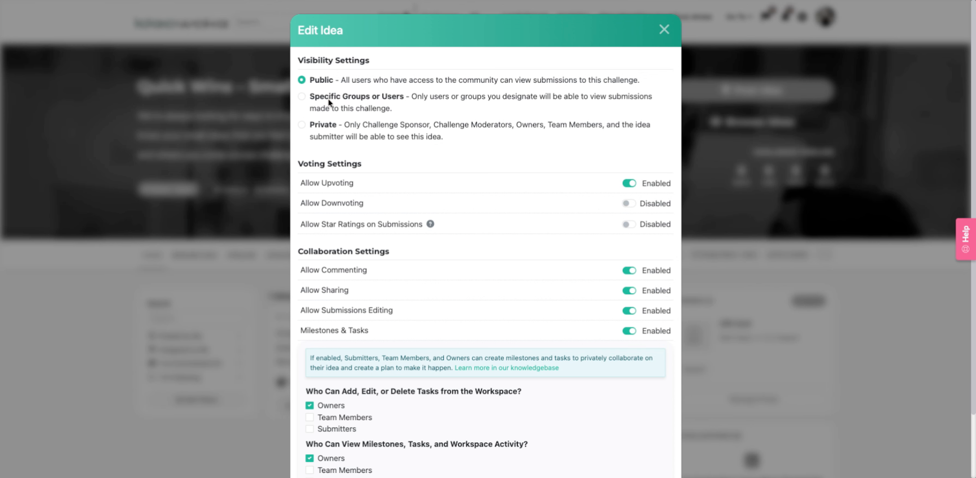 Enable Group Visibility