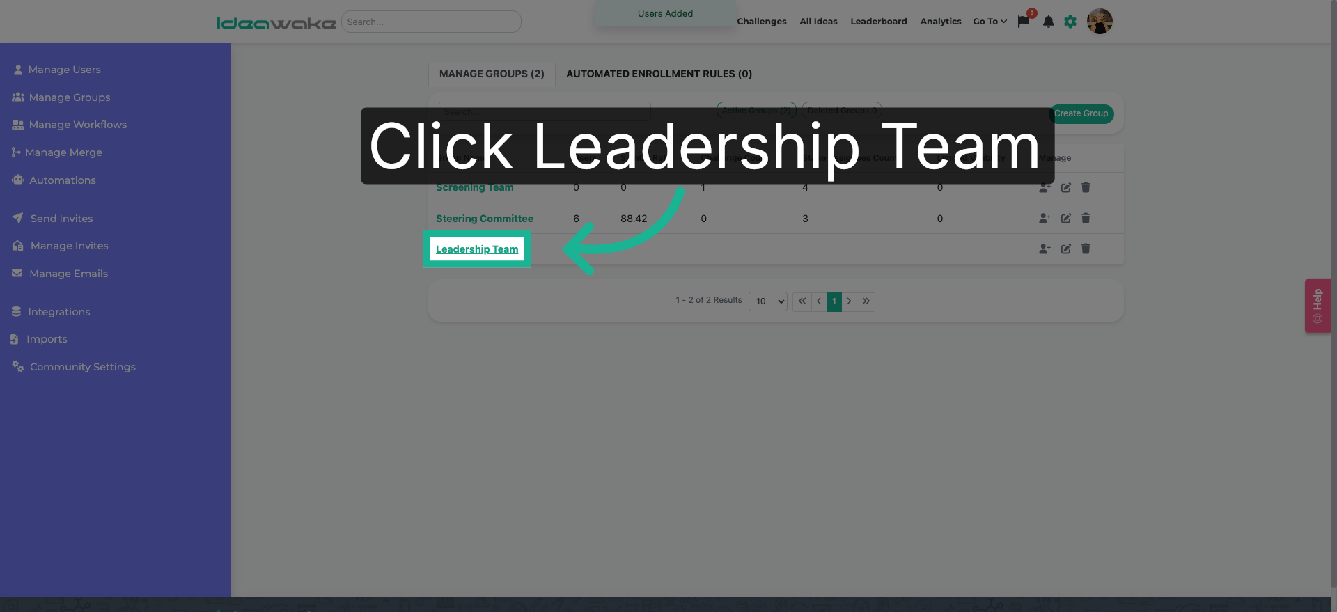 Open Leadership Team Group