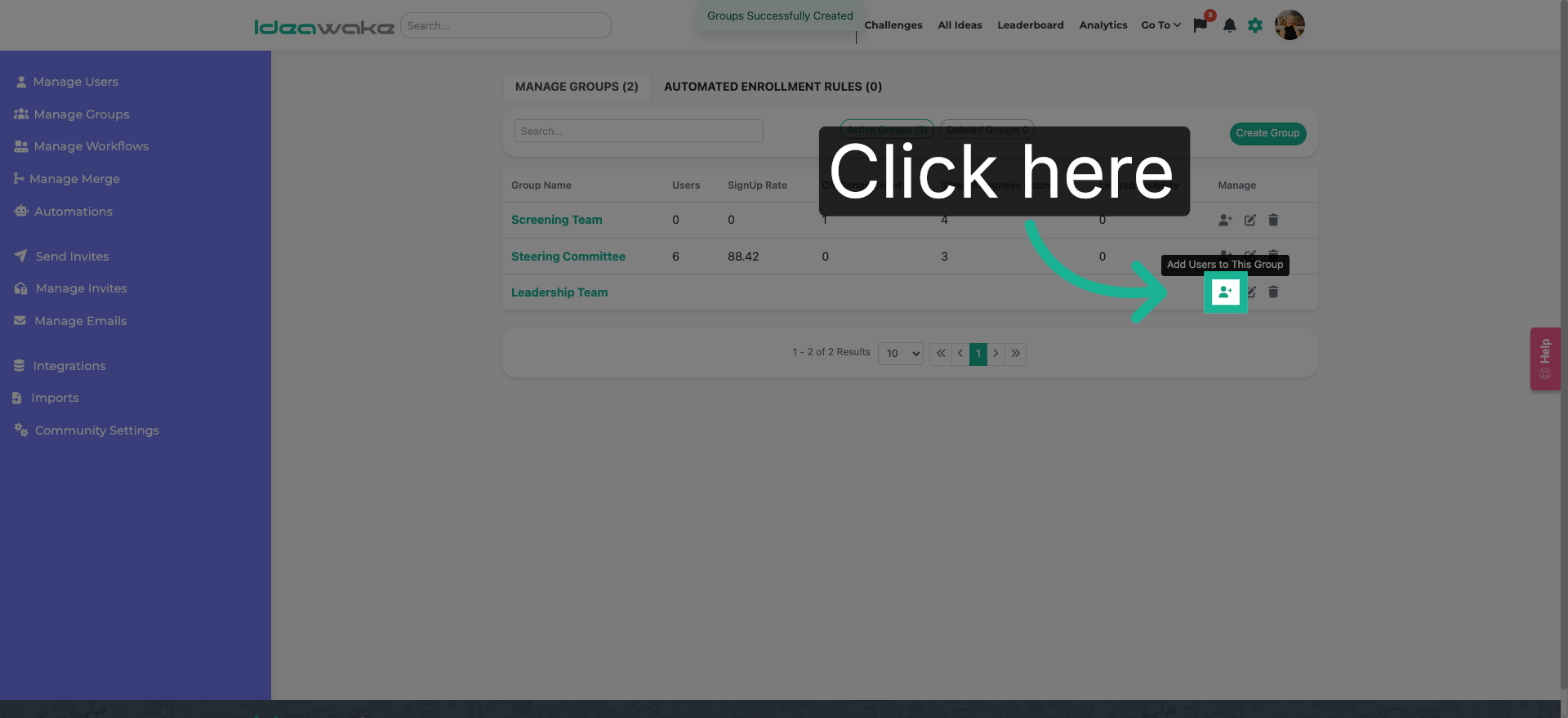 Access User List