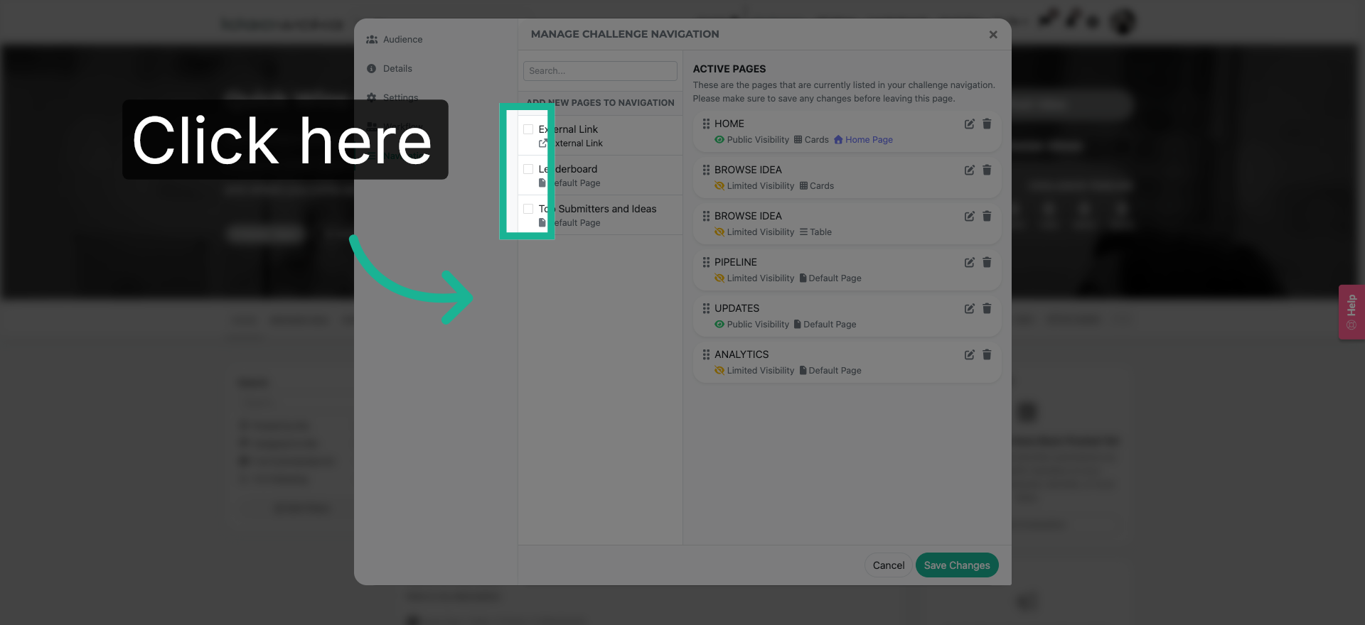 Add New Pages to Navigation