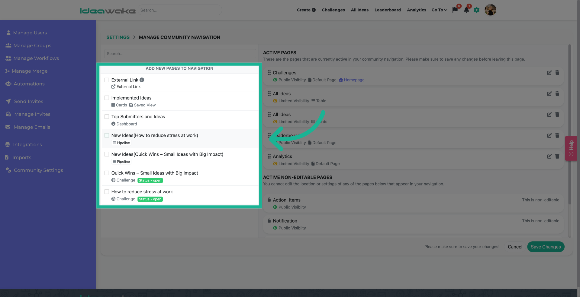 Select New Ideas Pipeline