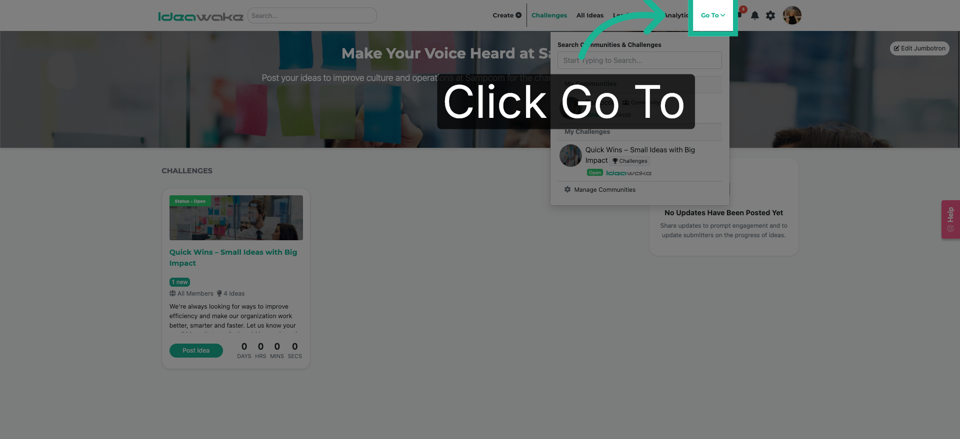 Access Navigation Options