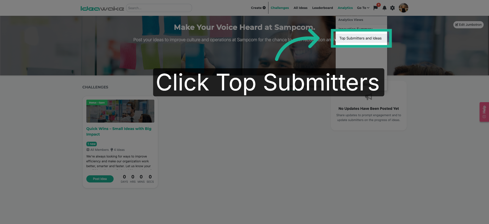 Open Top Submitters Report