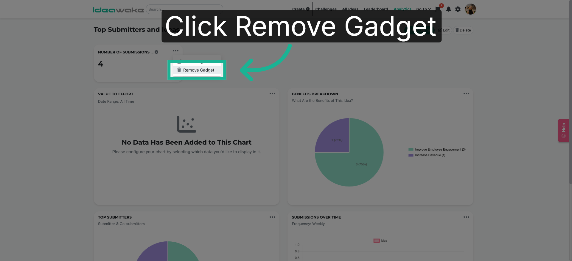 Remove Selected Gadget
