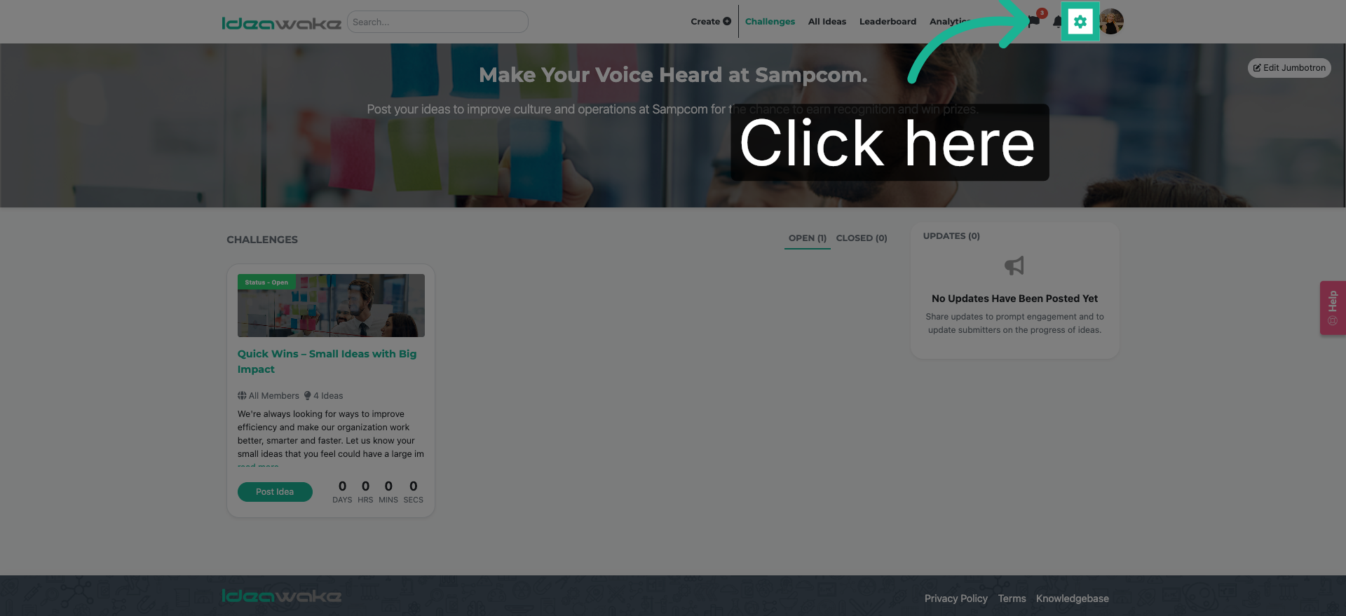 Access Community Settings