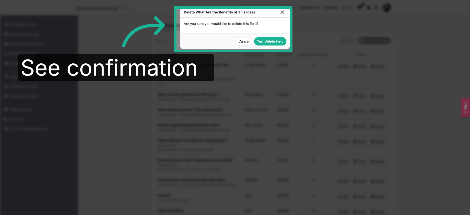 Confirm Deletion Prompt
