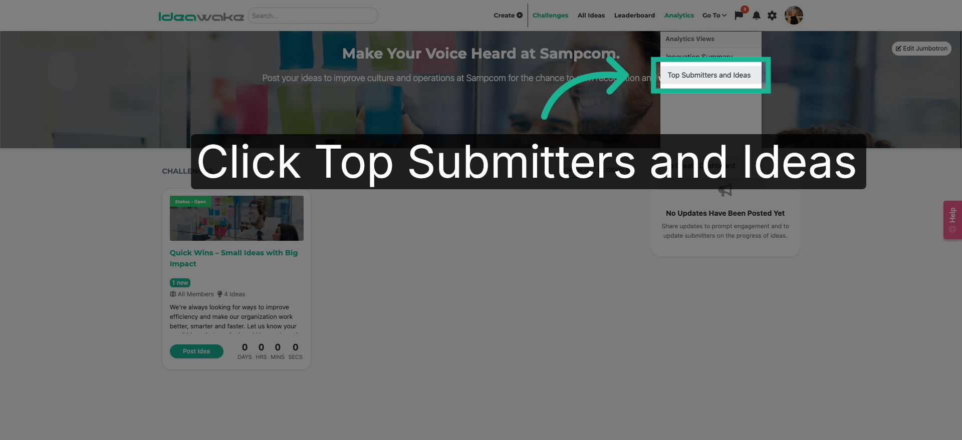Open Top Submitters Report