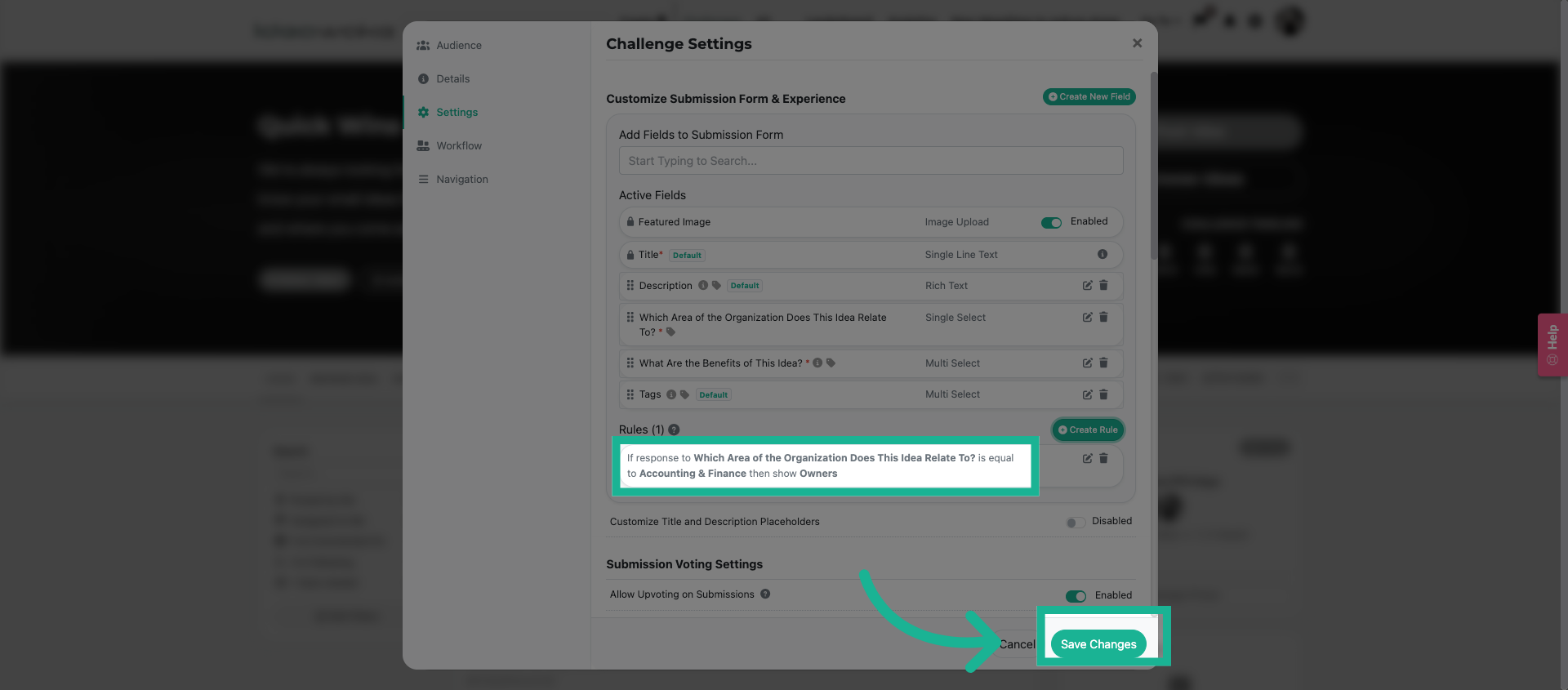 Set Conditional Display