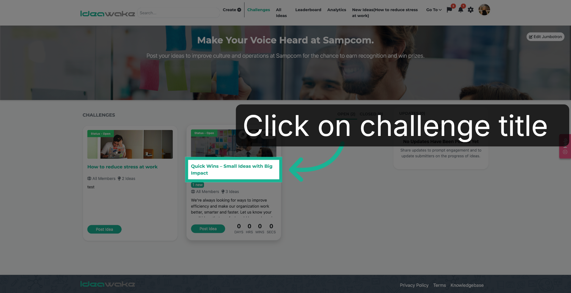 Access Quick Wins Challenge