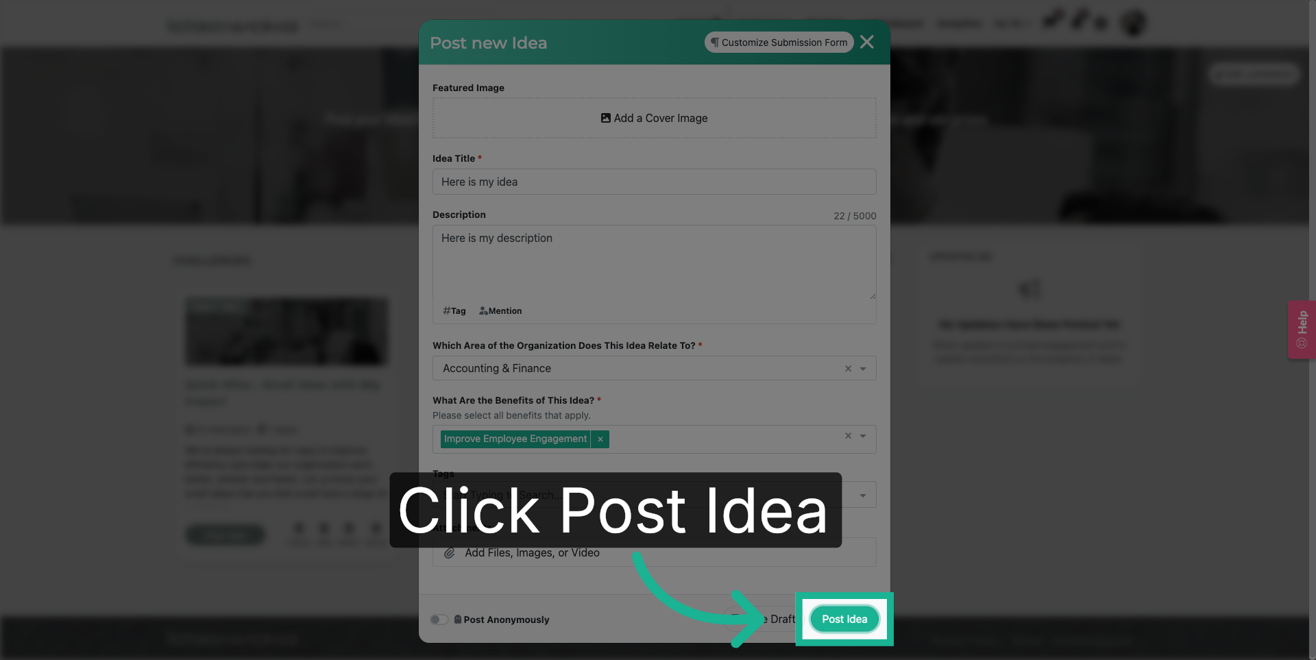 Submit Idea