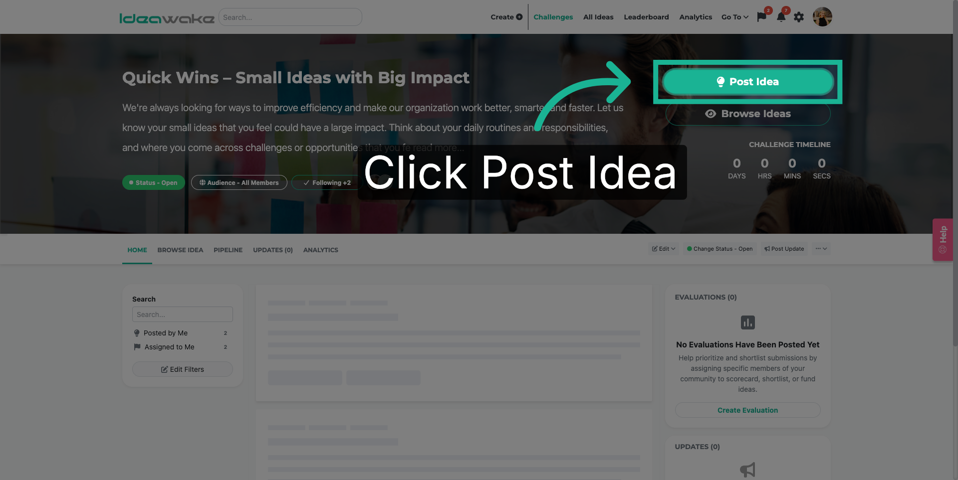 Click Post Idea