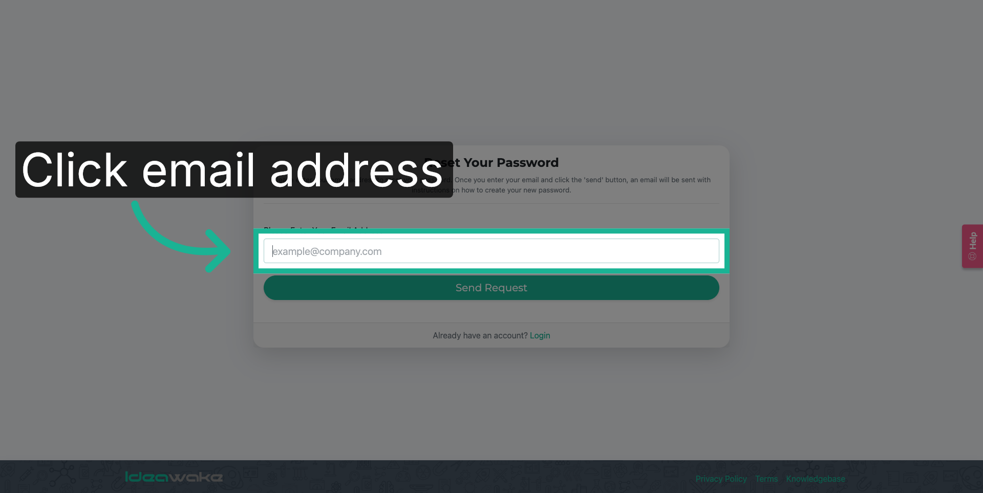 Choose Email Address