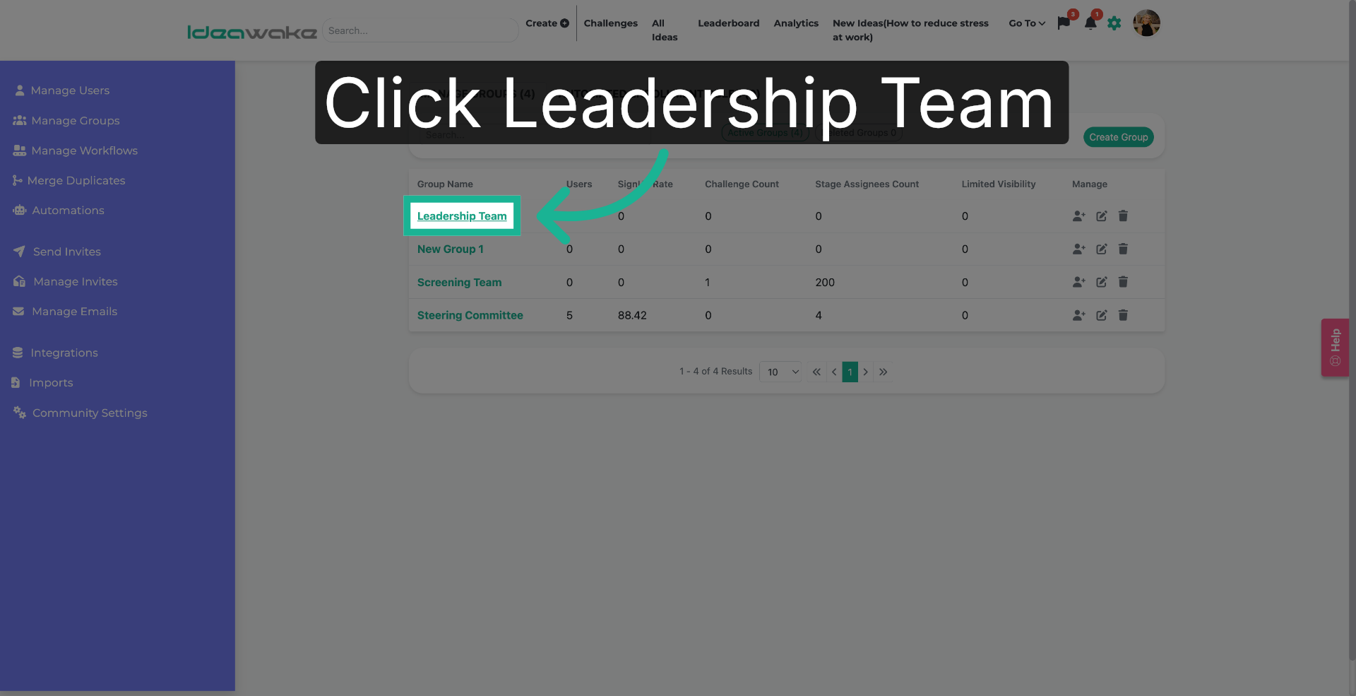 Select Leadership Team Group
