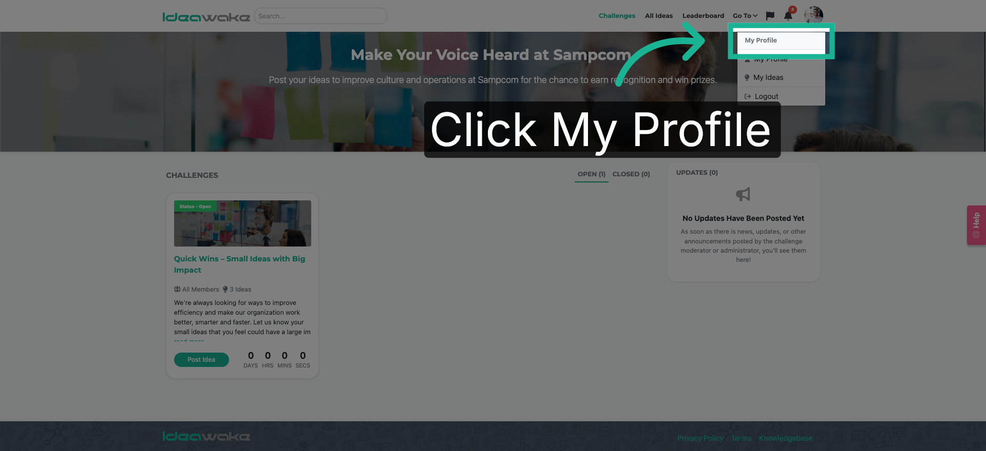 Open Your Profile